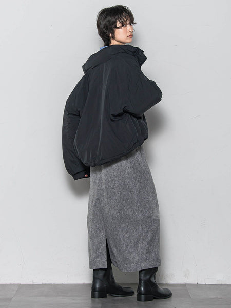 【WEB限定】中綿ボリュームショートブルゾン≪手洗い可能≫