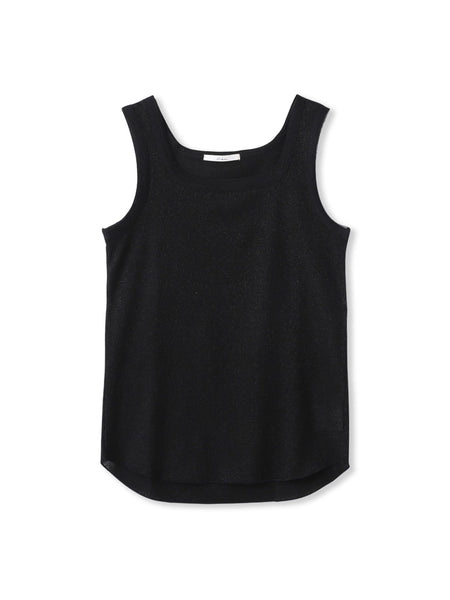 リブスクエアタンクトップ