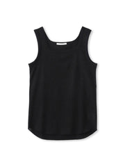 リブスクエアタンクトップ