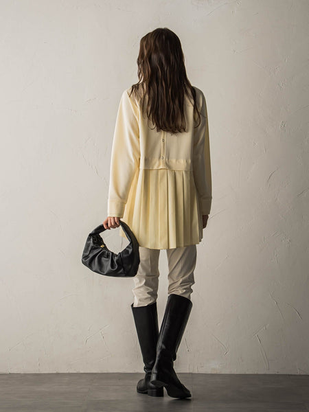 プリーツドッキングプルオーバー≪洗濯機で洗える≫