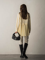 プリーツドッキングプルオーバー≪洗濯機で洗える≫