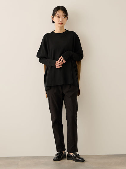 バイカラードルマンニットプルオーバー≪手洗い可能≫