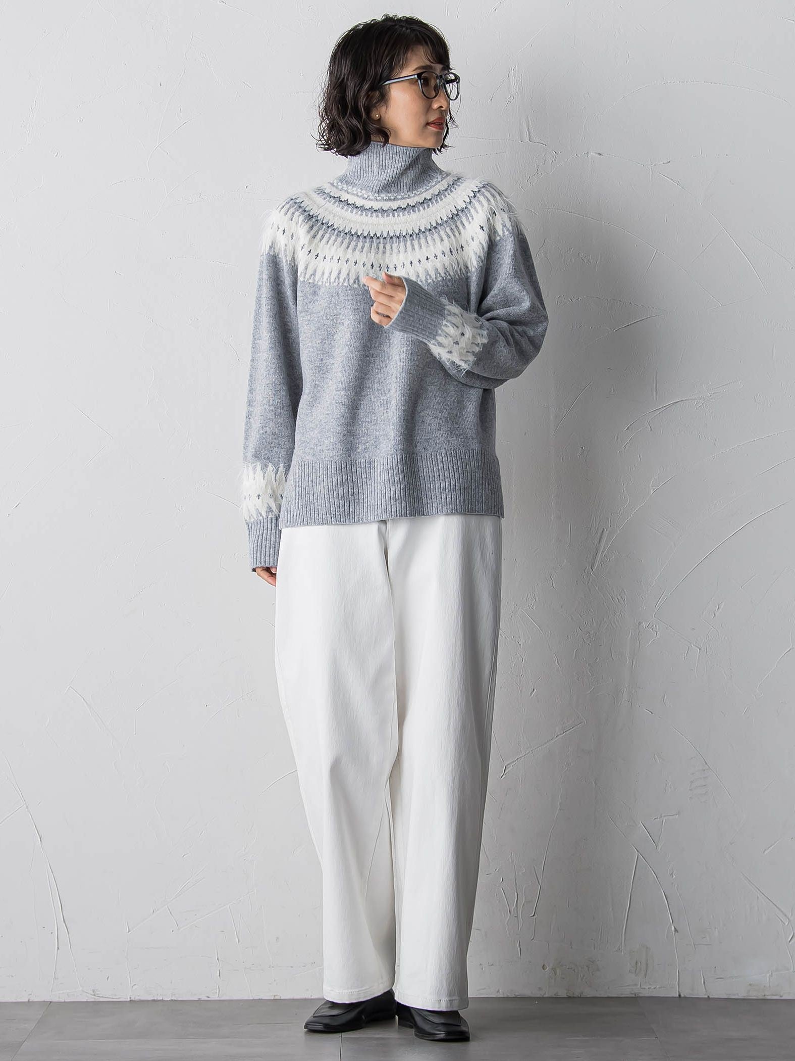 【大きいサイズ】”暖かさも洒落感も”裏起毛デニム