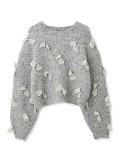 メニリボンブークレーニット≪手洗い可能≫