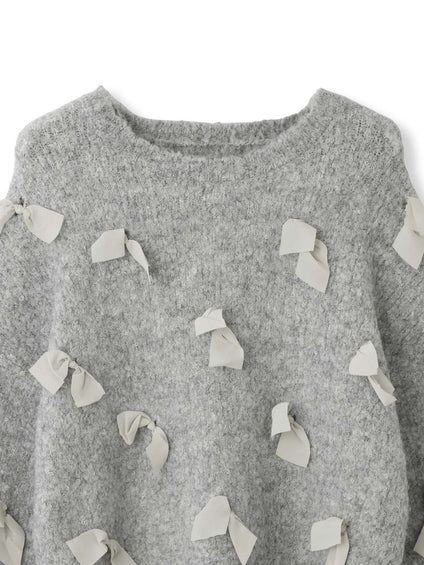 メニリボンブークレーニット≪手洗い可能≫