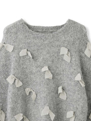 メニリボンブークレーニット≪手洗い可能≫