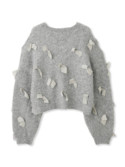 メニリボンブークレーニット≪手洗い可能≫