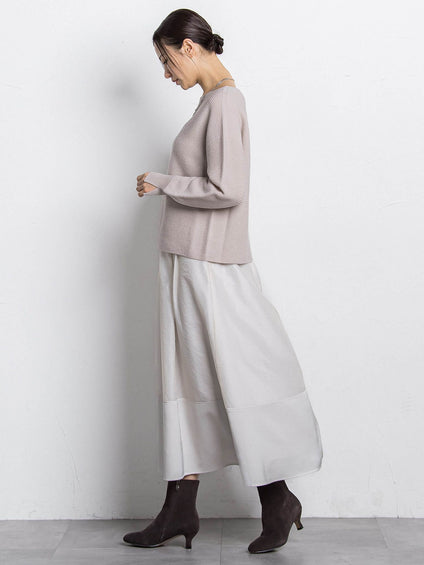 素材切り替えオーガンジースカート