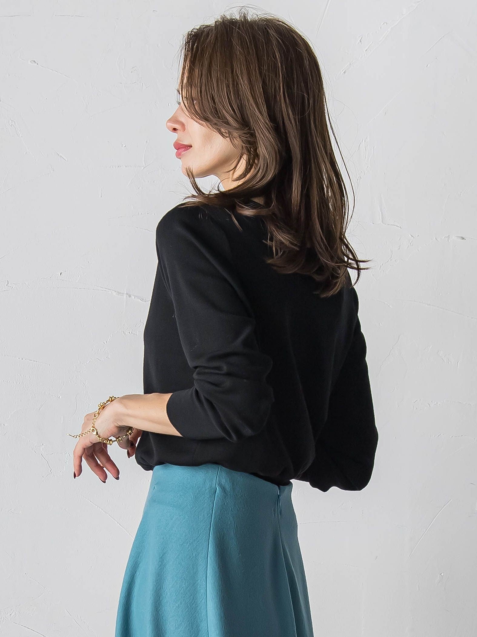 BRISBANE前後2WAYニット≪手洗い可能≫