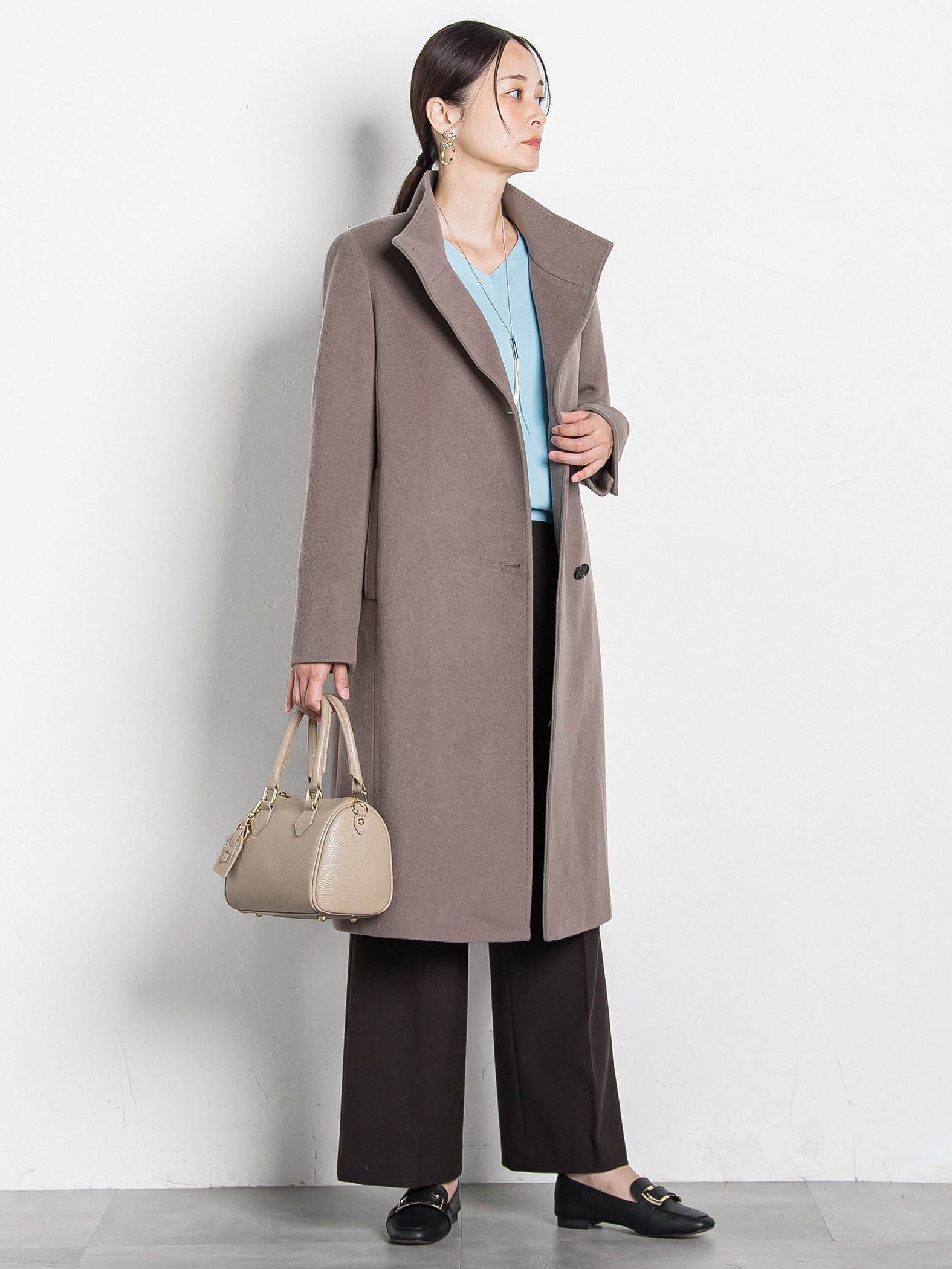 【カタログ掲載】プレミアムウールカシミヤロングコート