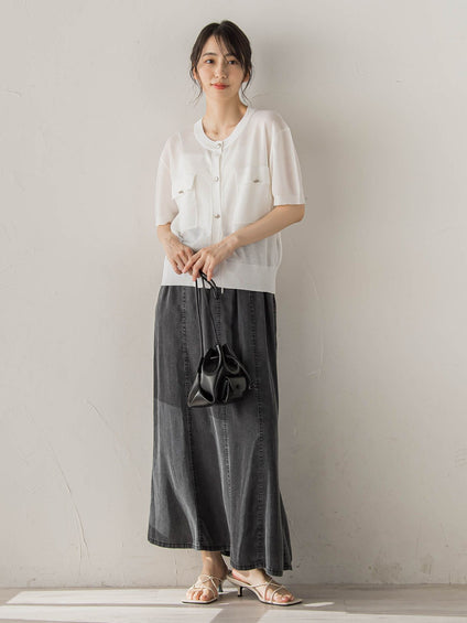 Air DENIM マーメイドスカート