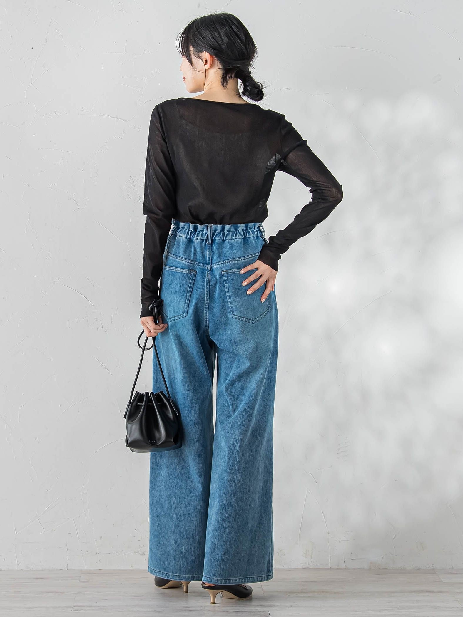 コットンサラチュールカットソー