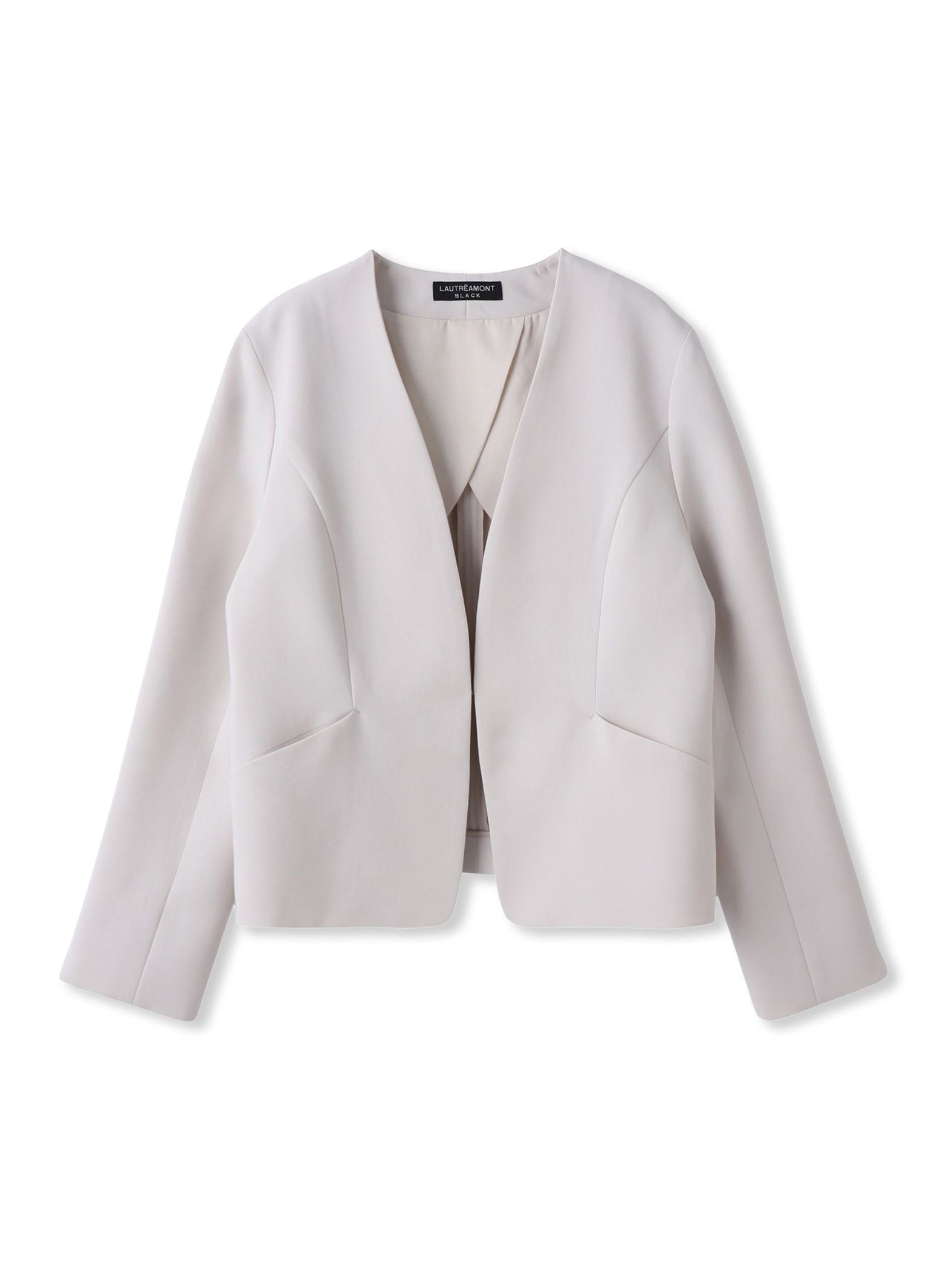 【WEB限定 13号】トリクシオンノーカラージャケット≪セットアップ対応/手洗い可能≫