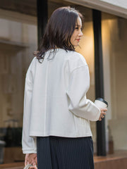 【WEB限定】美フォルムデイリーカーディガン≪洗濯機で洗える/11号あり≫