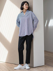 【WEB限定】”3コーデが叶う2点セット”ニット×シャツ≪手洗い可能≫