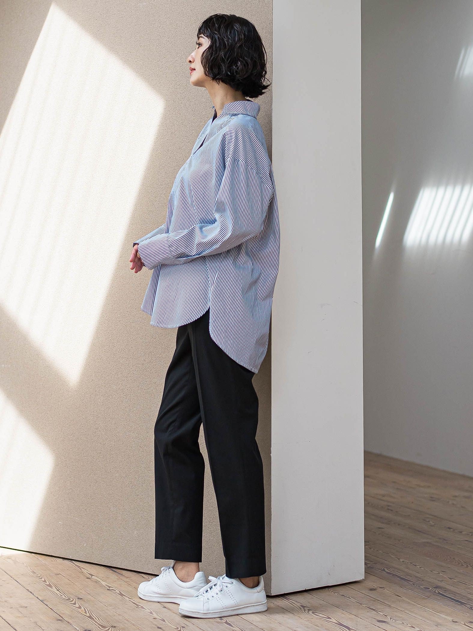 【WEB限定】”3コーデが叶う2点セット”ニット×シャツ≪手洗い可能≫