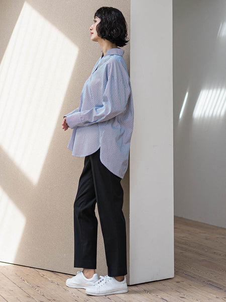 【WEB限定】”3コーデが叶う2点セット”ニット×シャツ≪手洗い可能≫