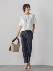 【WEB限定/大きいサイズ】”細身パンツも怖くない”Tシャツチュニック