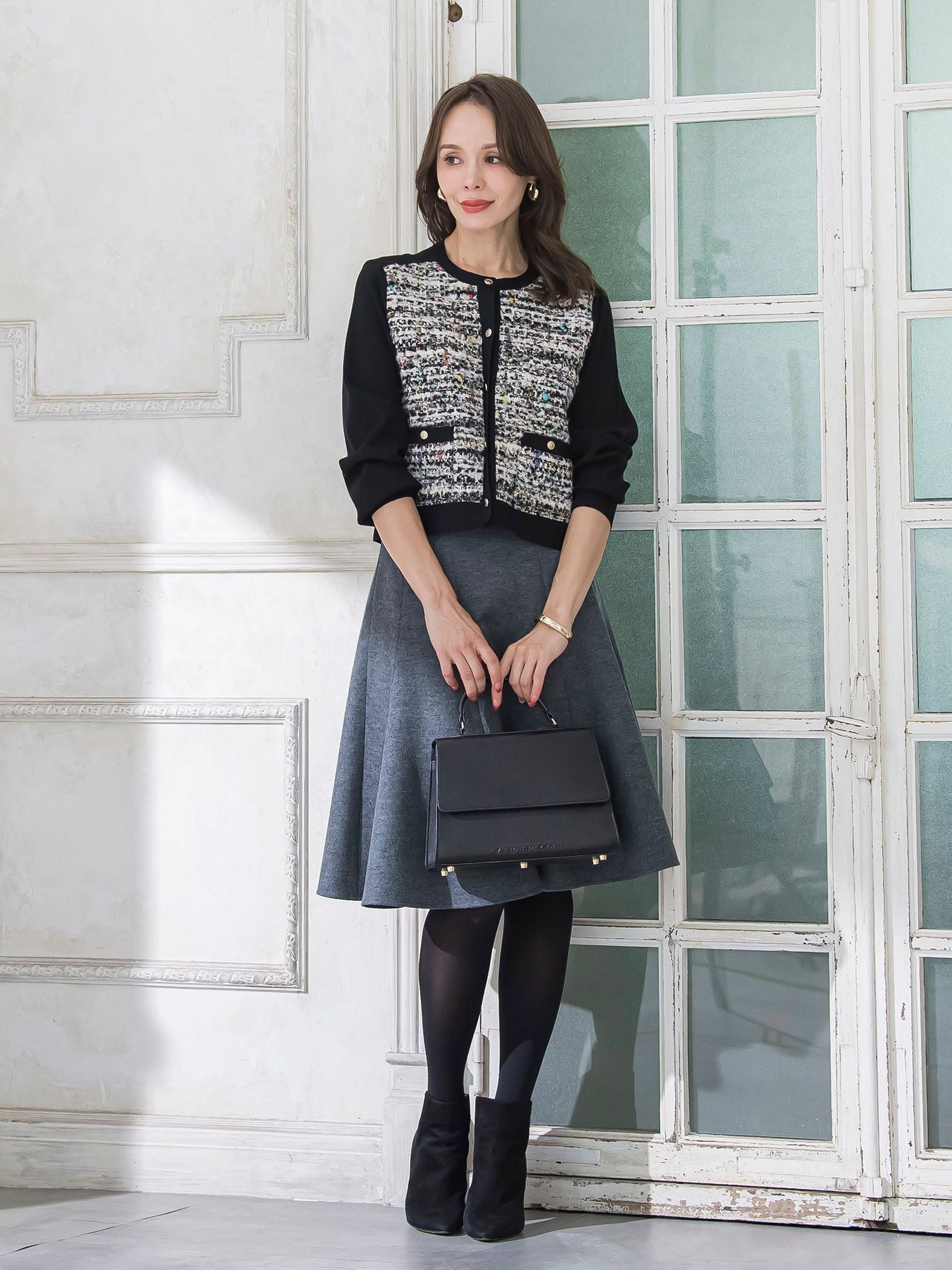 ルミナリー圧縮スムーススカート