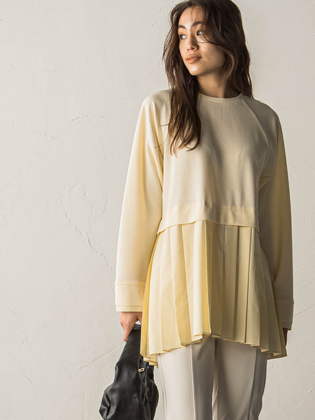 プリーツドッキングプルオーバー≪洗濯機で洗える≫