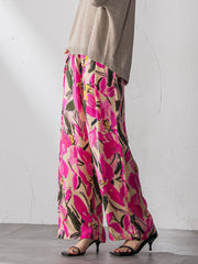 IPEKERフラワープリントイージーワイドパンツ