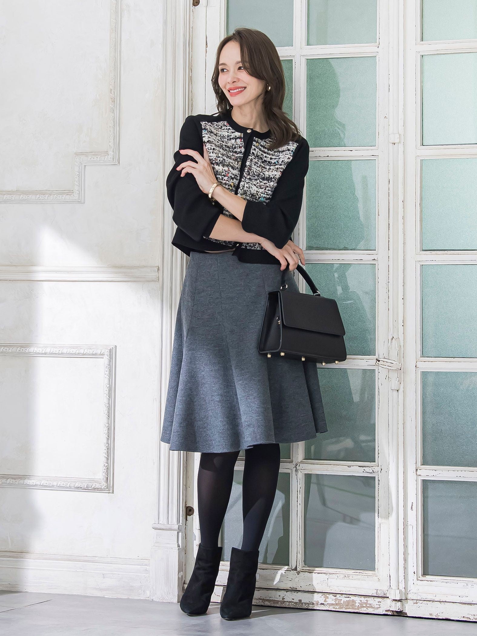 ルミナリー圧縮スムーススカート