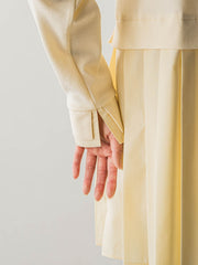 プリーツドッキングプルオーバー≪洗濯機で洗える≫