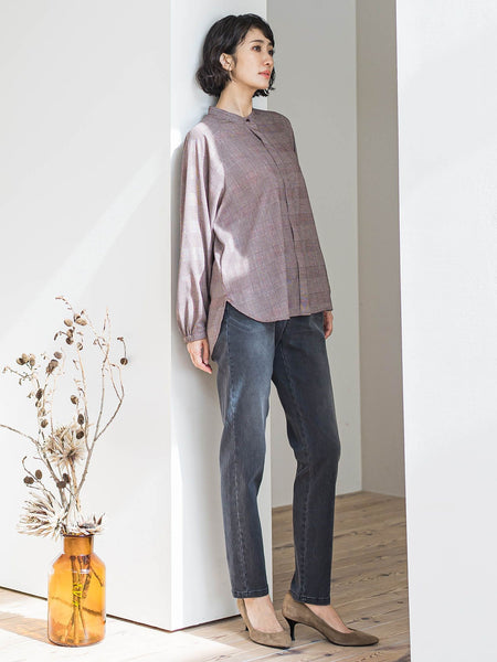 【WEB限定】”楽暖”あったか裏起毛スキニーデニム≪洗濯機で洗える≫