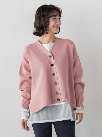 【WEB限定/大きいサイズ】”重ねるだけで格上げ”レイヤードインナー