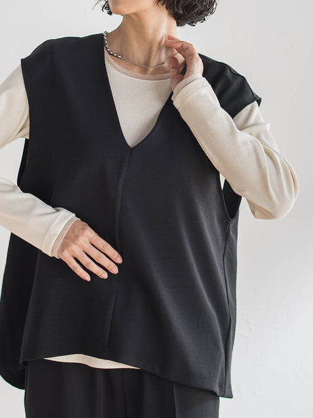 【大きいサイズ】ハイストレッチカルゼジレ