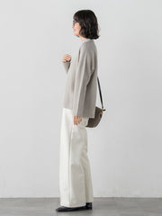 【大きいサイズ】ヘリンボーンニット