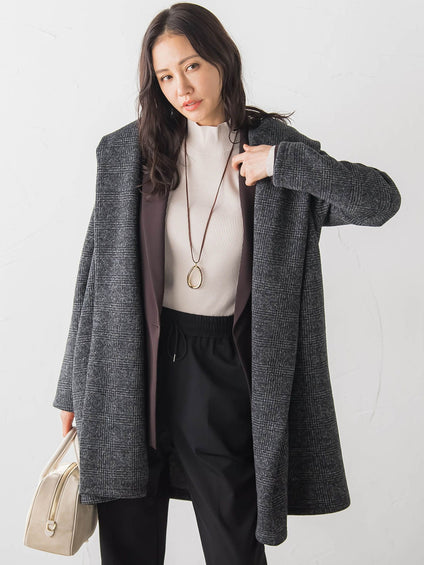 【WEB限定】≪秋冬中間アウター≫裏起毛コーディガン