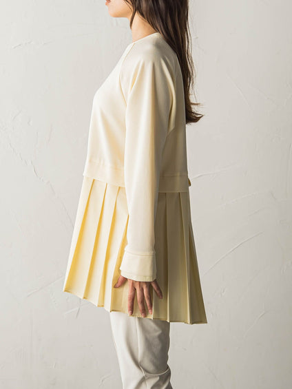 プリーツドッキングプルオーバー≪洗濯機で洗える≫