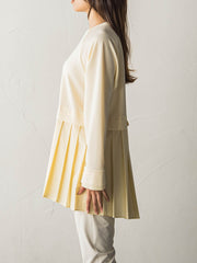 プリーツドッキングプルオーバー≪洗濯機で洗える≫