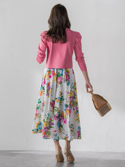 パフスリーブダブルジップブルゾン