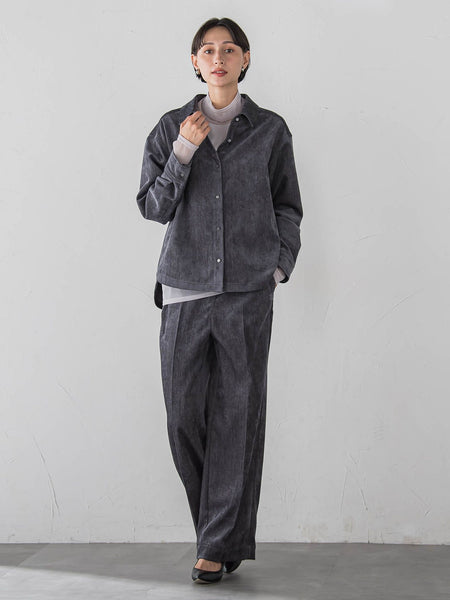 シアー切り替えプルオーバー