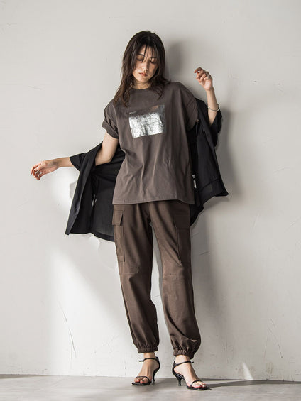 【WEB限定】パラシュートカーゴパンツ≪洗濯機で洗える≫