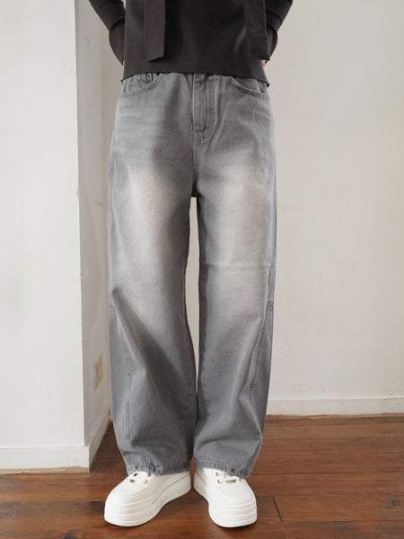 Barrel Curve Denim≪洗濯機で洗える≫