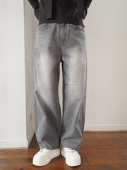 Barrel Curve Denim≪洗濯機で洗える≫