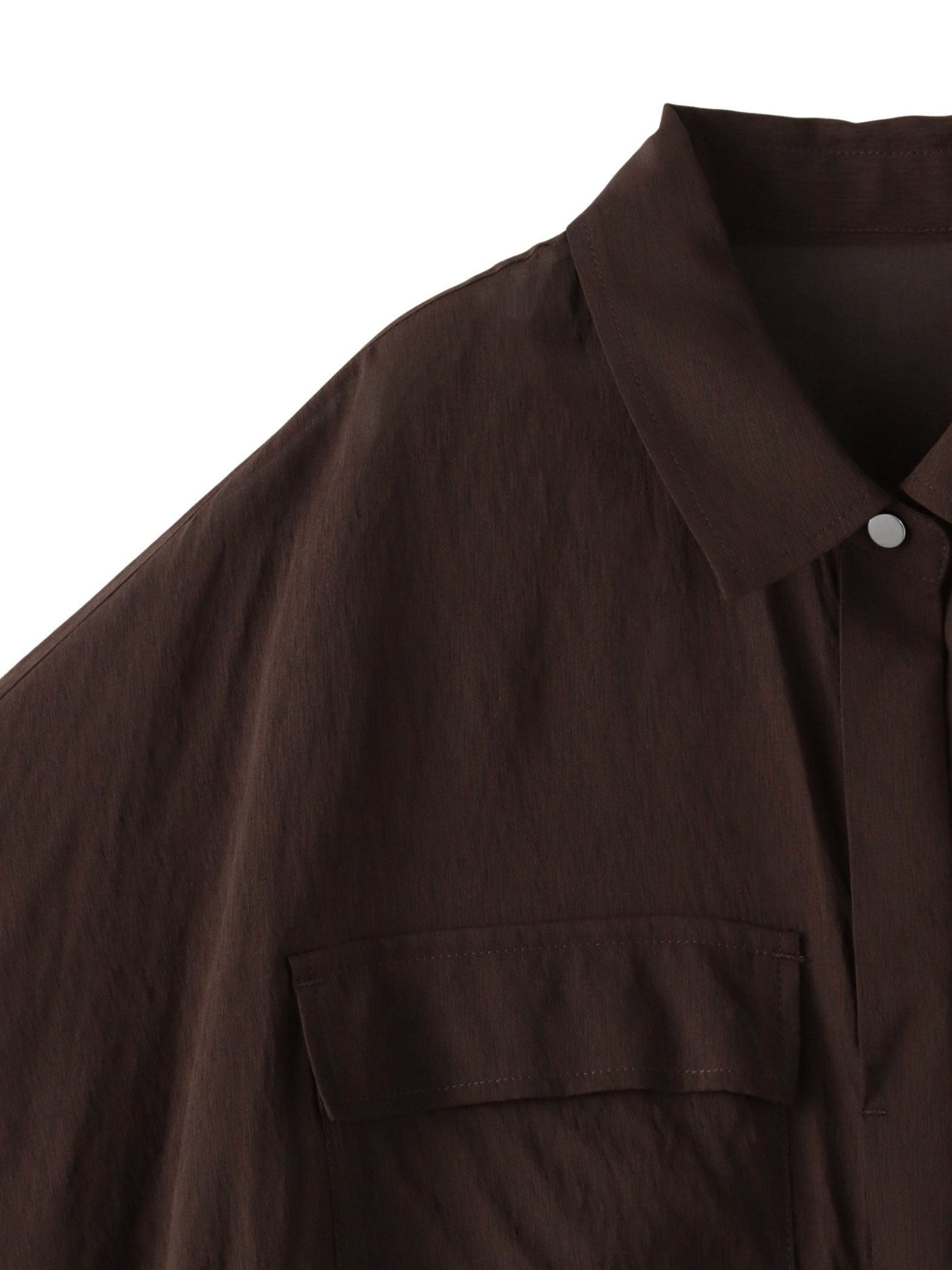 【大きいサイズ/SETUP対応/新色追加】リネンライクシアーボイルシャツ
