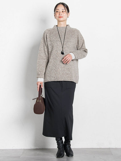 マシュマロポンチカットソー≪洗える/シワになりにくい≫