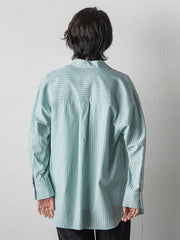 ドビーストライプシャツ