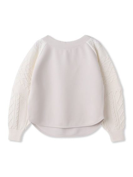 ときめきケーブルニット≪手洗い可能≫