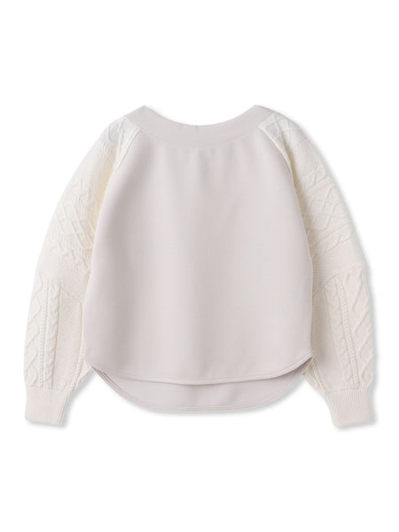 ときめきケーブルニット≪手洗い可能≫