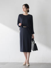 アチェローザバックサテンジョーゼットワンピース