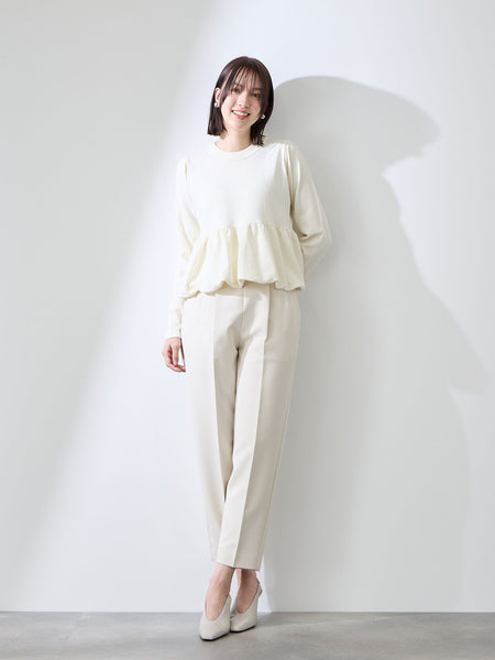 バルーンヘムニットプルオーバー≪手洗い可能≫