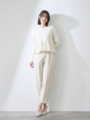 バルーンヘムニットプルオーバー≪手洗い可能≫