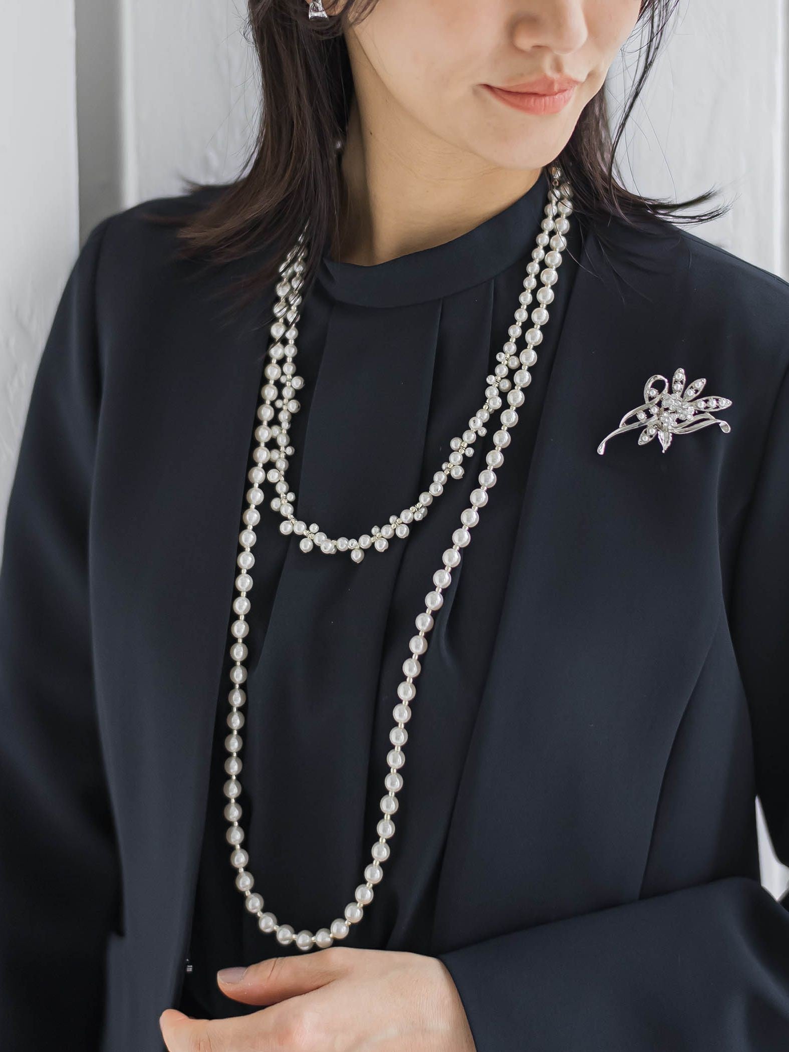 3WAYパールネックレス