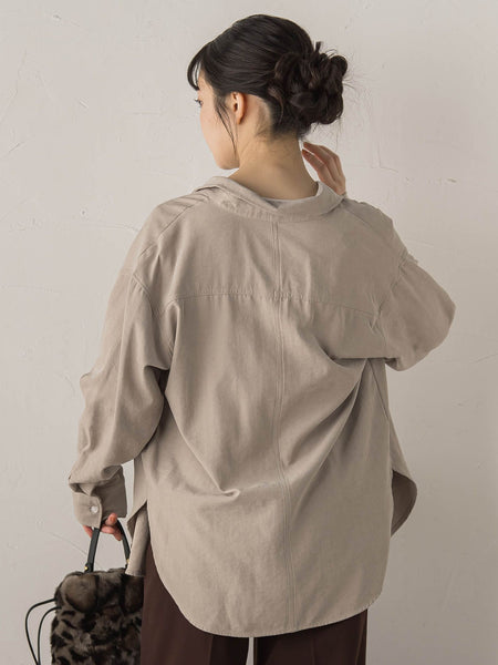 【WEB限定】E/Nピーチシャツ≪手洗い可能≫