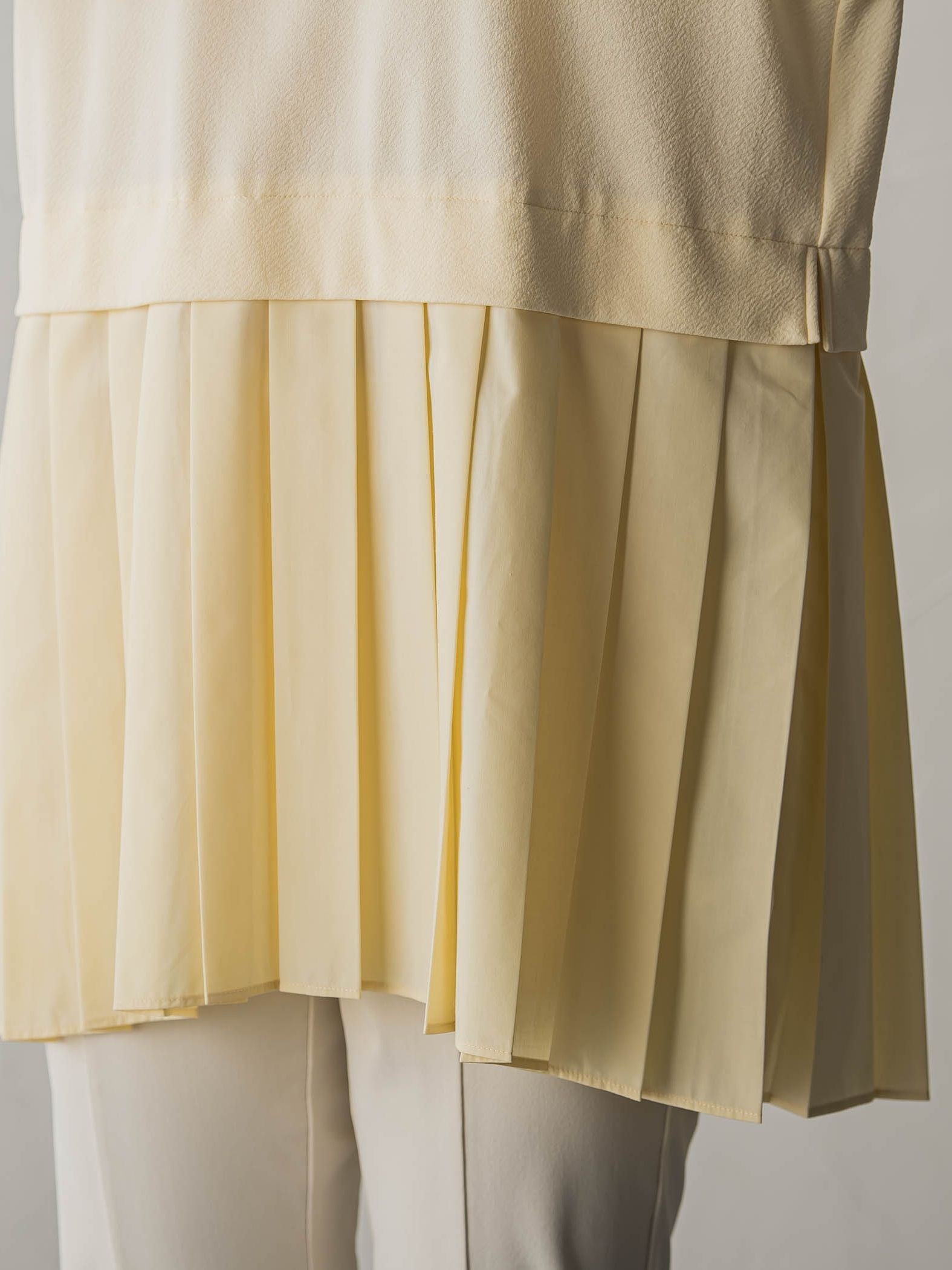 プリーツドッキングプルオーバー≪洗濯機で洗える≫